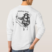 モンキー愛好家 Tシャツ (裏面)