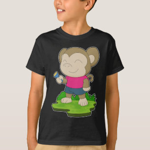 モンキー懐中電灯 Tシャツ