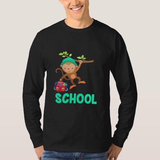 モンキー新学期 Tシャツ (正面)