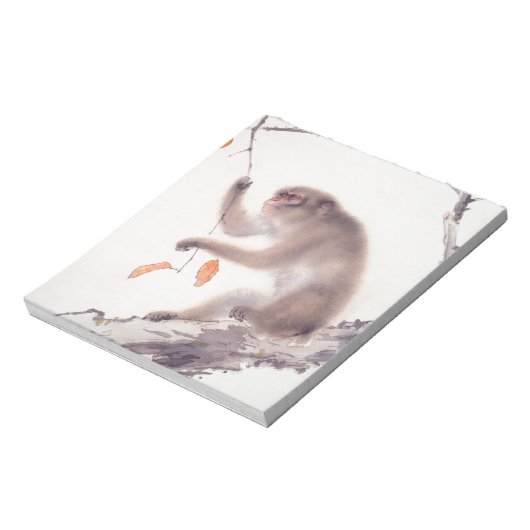 モンキー日本のの絵画〔占星術の〕十二宮図中国のノート ノートパッド (回転)