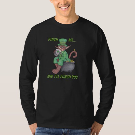モンキー格言レプレシャン長袖Tシャツ Tシャツ (正面)