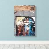 モンキー独身の キャンバスプリント (インサイチュ (ウッドフロア))