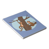 モンキー登山ツリーのメモ帳 ノートパッド (アングル)