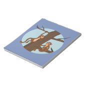 モンキー登山ツリーのメモ帳 ノートパッド (回転)