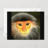 モンキー白熱［赤熱］光を放つ ポストカード (正面/裏面)