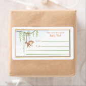 モンキー蔵書票 ラベル (インサイチュ)