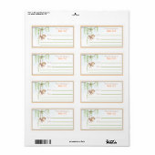 モンキー蔵書票 ラベル (フルシート)