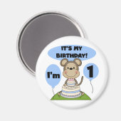 モンキー誕生日ボーイ1st マグネット (正面/裏面)