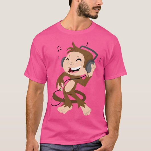 モンキー踊り Tシャツ (正面)
