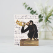 モンキー遊トランペット ポストカード (スタンド正面)