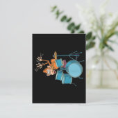 モンキー遊ドラムTシャツギフト サンキューカード (スタンド正面)