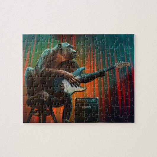 モンキー頭が切れるパズル ジグソーパズル (横)