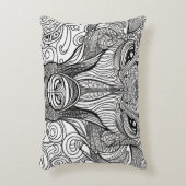 モンキー顔 アクセントクッション (正面(垂直))