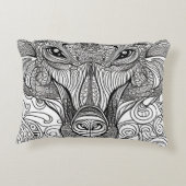 モンキー顔 アクセントクッション (裏面)