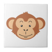 モンキー顔 タイル (正面)