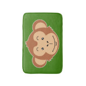 モンキー顔 バスマット (正面縦)