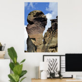 モンキー顔 ポスター (ホームオフィス)