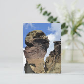 モンキー顔 ポストカード (スタンド正面)