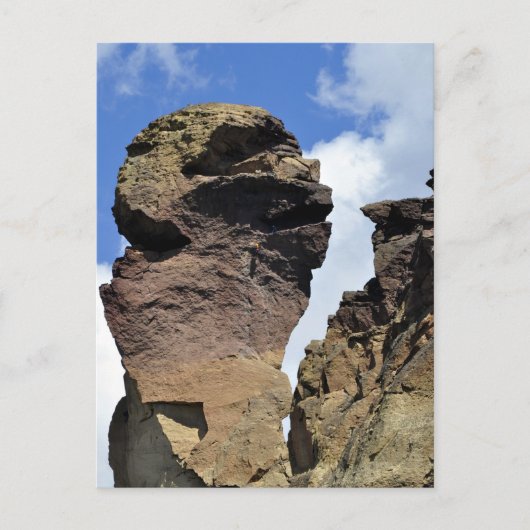 モンキー顔 ポストカード (正面)