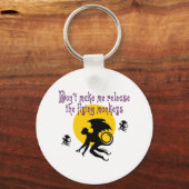 モンキー飛んでいるチェーン キーホルダー (正面)