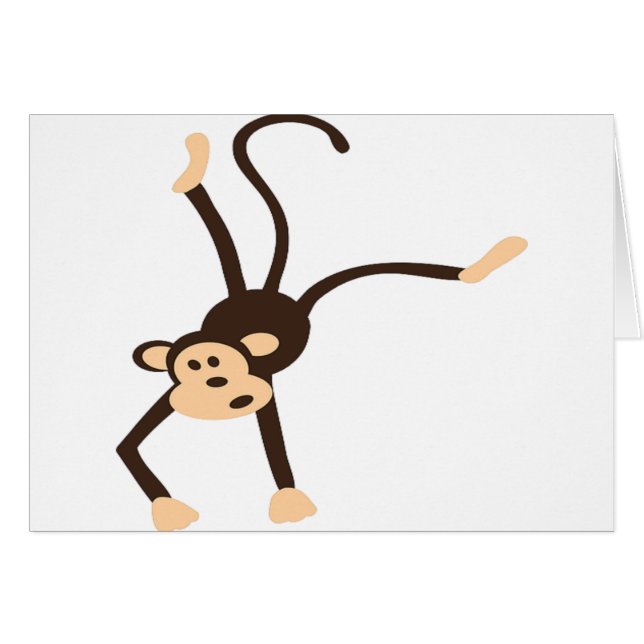 モンキー飛んでいる (正面横)