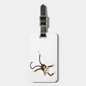 モンキー飛んでいる ラゲッジタグ (正面縦)