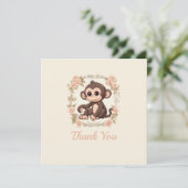 モンキー魅力的 サンキューカード (スタンド正面)