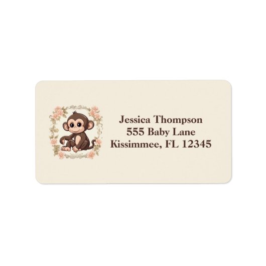 モンキー魅力的 ラベル (正面)