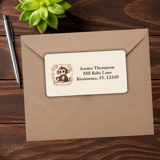 モンキー魅力的 ラベル