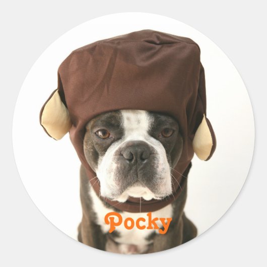 モンキー1 ラウンドシール (正面)