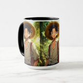 「モンキー・ダッフィーのオデッセイ：アニメ・フュージョン・トリビュート」 マグカップ (正面左)