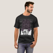 モンキー・ドッグ・マグショット有罪 Tシャツ (正面フル)