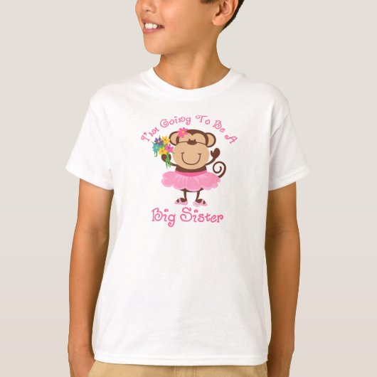 モンキー・フューチャー・ビッグ・シスター Tシャツ (正面)