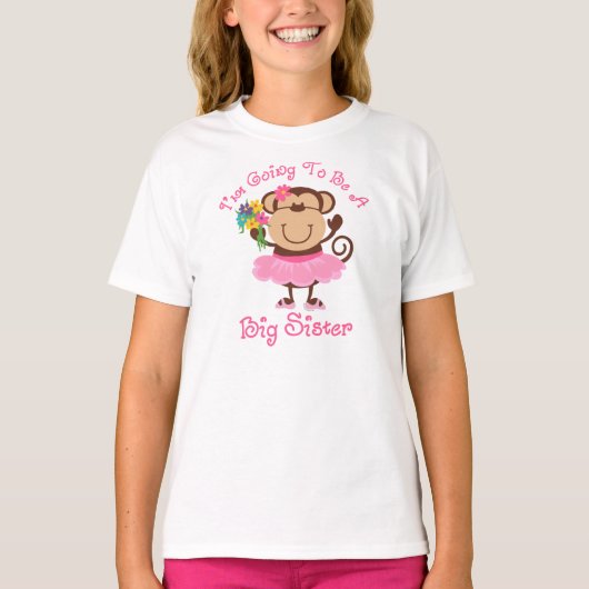 モンキー・フューチャー・ビッグ・シスター Tシャツ (正面)