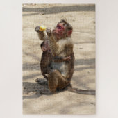 モンキー – マザーズ朝食 ジグソーパズル (縦)