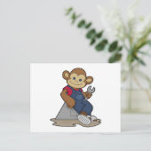 モンキー・メカニックがレンチを持って ポストカード (スタンド正面)