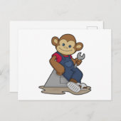 モンキー・メカニック・レンチ ポストカード (正面/裏面)