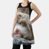 モンキー、楽しく過ごす旅 エプロン (インサイチュ)