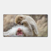 モンキー、楽しく過ごす旅 デスクマット (正面)