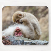 モンキー、楽しく過ごす旅 マウスパッド (正面)