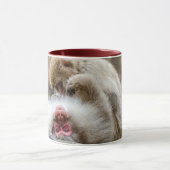 モンキー、楽しく過ごす旅 マグカップ (中央)