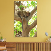 モンキー – 私は非常に疲れている キャンバスプリント (インサイチュ (リビング))