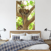 モンキー – 私は非常に疲れている キャンバスプリント (インサイチュ (寝室))