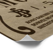 モンキーDルッフィワンピース賞金希望 ポスター (角)