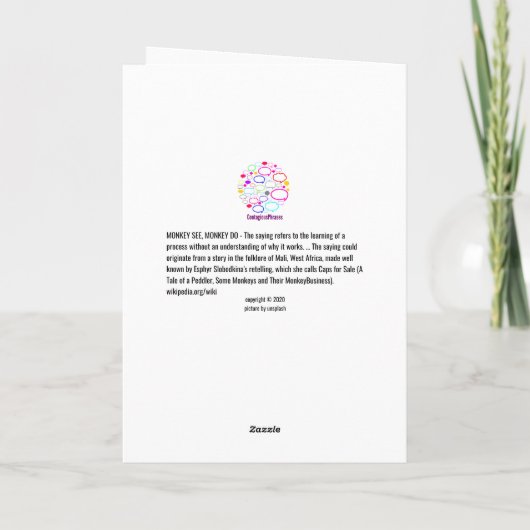 モンキーSee、モンキーDo – カード (裏面)