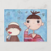 モンキーSee, Monkey Doはがき ポストカード (正面)