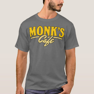 モンクカフェのユーモア レトロ Tシャツ