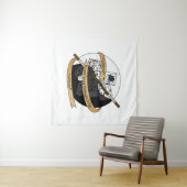 モンクサイコロデザイン タペストリー (インサイチュ(横))