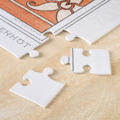 モンクショッド・ヴォルフスベン植物アールヌーボー・ヴェルヌイユ ジグソーパズル (側面)