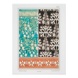 モンクショッド・ヴォルフスベン植物アールヌーボー・ヴェルヌイユ ポスター